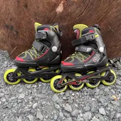 Fila インラインスケート ブラック/レッド/イエロー