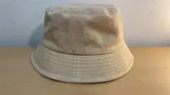 綿100% バケットハット　ベージュ
