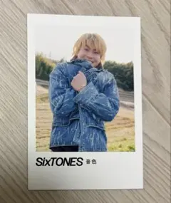 SixTONES 音色　特典　ポロライド風カード　森本慎太郎