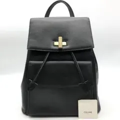 ✨極希少✨セリーヌ リュック バックパック ターンロック ゴールド金具 レザー