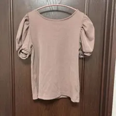 INGNI バックリボンリブトップス モカ Mのサムネイル