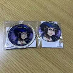 進撃の巨人 まるくじ 星空の魔法使い ハンジ アクリルキーホルダー 缶バッジ