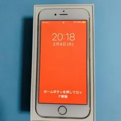 iPhone 6sゴールド 64GB バッテリー最大78%
