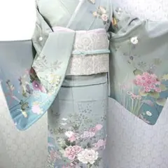 訪問着 4点フルセット a149Ｉ 正絹　入学式　結婚式　七五三　お宮参り 2025年最新】訪問着フルセットの人気アイテム - メルカリ