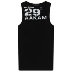 AAKAM 29 Printed Sleeveless black タンクトップ