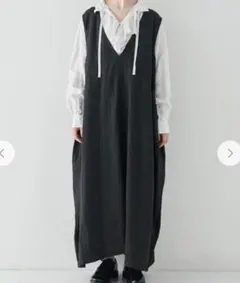 ネストローブ nest Robe ジャンパースカート コットンリネン - メルカリ