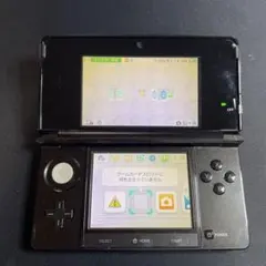 3ds 本体　コスモブラック　初期型　ソフトおまけ