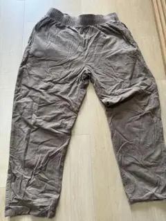 GU ブラウン コーデュロイシェフパンツ　 XL