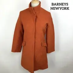 BARNEYS NEWYORK ウールコットンコート オレンジ バーニーズのサムネイル