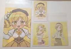 マミ　魔法少女 まどか☆マギカ　ポストカード　カード　小津　イラストカード