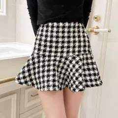 ROUGE by POMME d'amour ツイードスカート