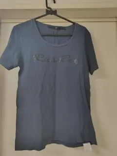 Rude Boy サックスプリント Tシャツ ネイビー