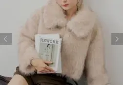 ファーショートコート