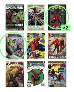 スパイダーマンHappyくじ MARVEL G賞 ポスター　3種4本セットのサムネイル