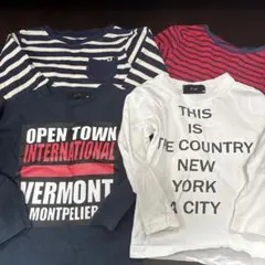 ロンT まとめ売り　セット　100 ボーダー　長袖