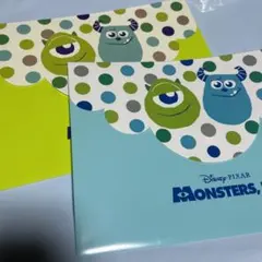【レア】ディズニー モンスターズインク スナップケース クリアファイル 2種類