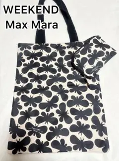 WEEKEND Max Mara トートバッグ ポーチ付き　キャンバスのサムネイル