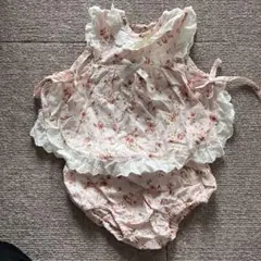 Recit Fleur ワンピース ブルマセット　80 souris風　日本製