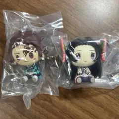 鬼滅の刃 一番くじ 雷の兄弟 D賞 ちょこのっこフィギュア（炭治郎＆カナエ）