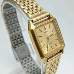 SEIKO　セイコー　SPIRIT　スピリット　ゴールド　クォーツ　スクエア