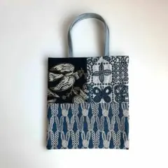 ミナペルホネン helloswallowとパッチワークのミニバック