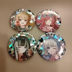 ホロライブ　ReGLOSS　リグロス　HMV　2周年　ホログラム缶バッジ　セット