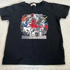 爆上戦隊ブンブンジャー Tシャツ 120cm ブラックのサムネイル