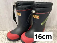 DUNLOP 防水 長靴 黒/赤　16cm