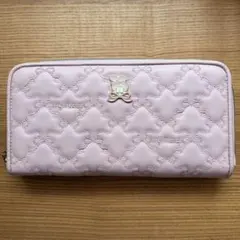 使用僅か My Melody キルティング ラウンドファスナー 長財布のサムネイル