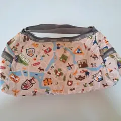 LeSportsac 地図柄 ショルダーバッグ 軽量