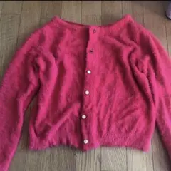 FENNLE ピンクモヘアカーディガン