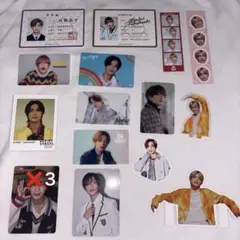 なにわ男子　高橋恭平　HARD WORKトレカ、シール+他21枚セット