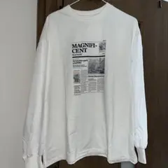 MAGNIFICENT プリント 長袖 Tシャツ ホワイトのサムネイル