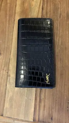 SAINT LAURENT クロコダイル風長財布