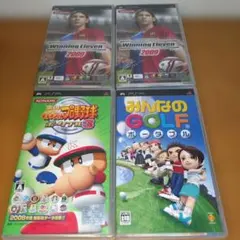 PSP ソフト 4本セット まとめ売り【ジャンク扱い】