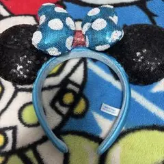 ミニーマウス風スパンコールカチューシャ