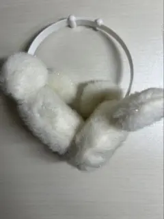 ディズニー　ミッキー　耳当て　ラメ　イヤーマフ