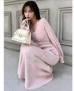 リゼクシー　レイヤードマーメイドニットワンピース