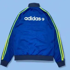 ADIDAS アディダス フルジップ ジャージ ジャケット L ブルー メンズ