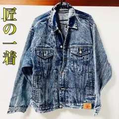 超激レア BLUE WAY ダメージ ヴィンテージ デニム ジャケット 日本製のサムネイル