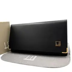 未使用 ダンヒル メンズ 長財布 札入れ スリムウォレット ブラック 黒 正規品