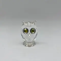 ◇15402　SWAROVSKI　スワロフスキー　クリスタル　フクロウ　現状品