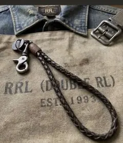 RRL ラルフローレン レザー製キーホルダー キーフォブ - メルカリ