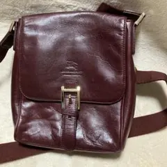 BURBERRY ショルダーバッグ ボルドー レザーのサムネイル