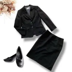 セオリア　ブラックフォーマル　L ジャケット　スカート　喪服　礼服　黒　しまむら