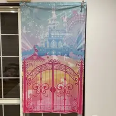 おとぎ話の城のデザインのれん