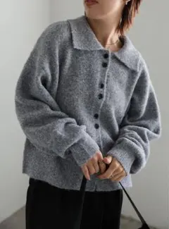 セレクトモカ ボタンアップポロカーディガン