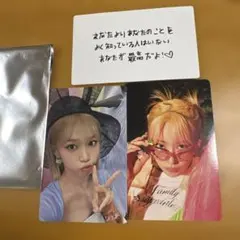 lesserafim crazy チェウォン トレカ ルセラフィム　ステッカー