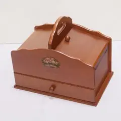 木製裁縫箱 ソーイングボックス