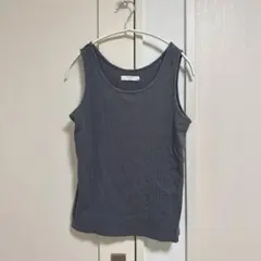リブタンクトップ タンクトップ
